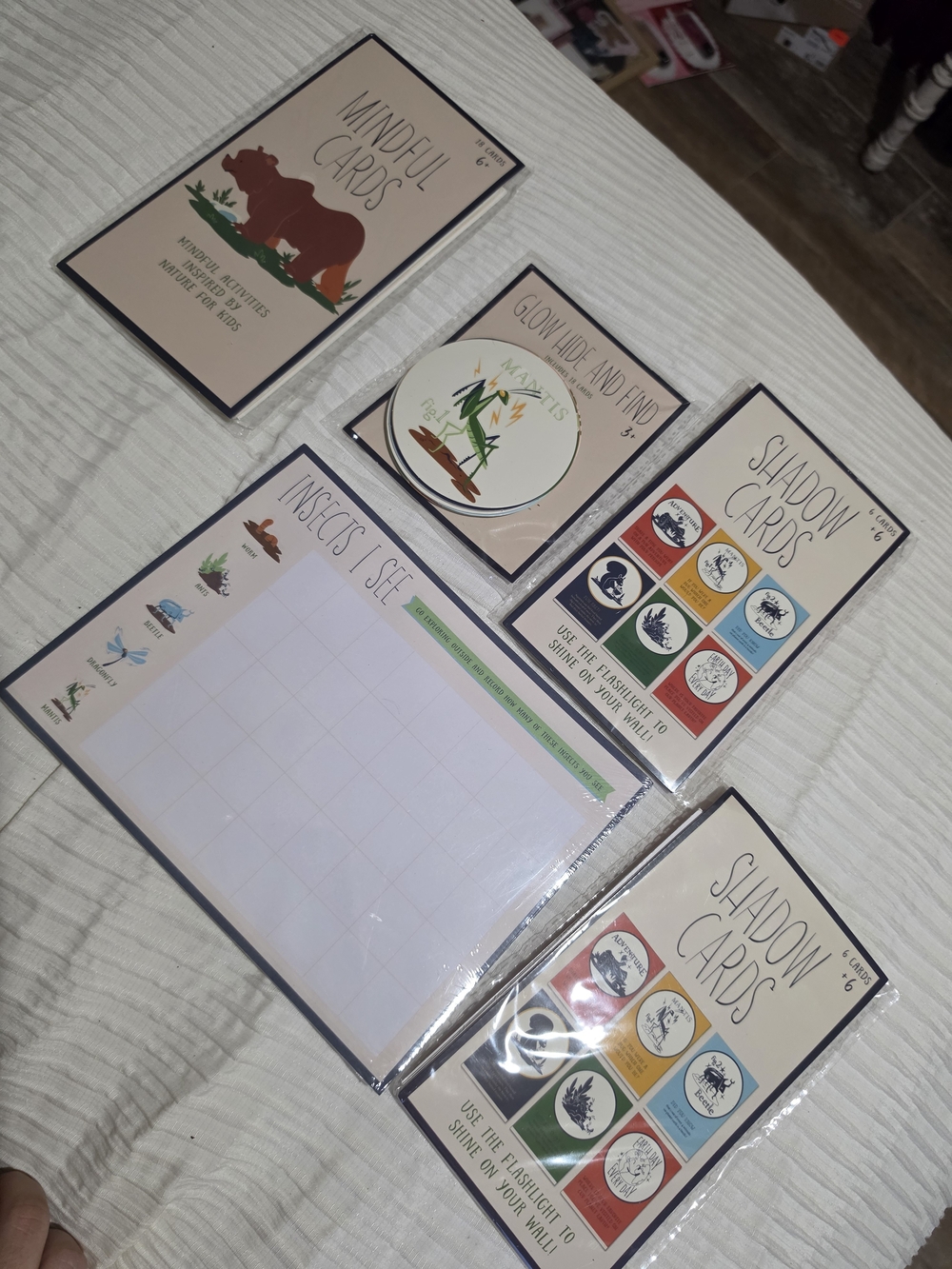 Mindful Cards and Shadow Cards Activity Set - Neutral